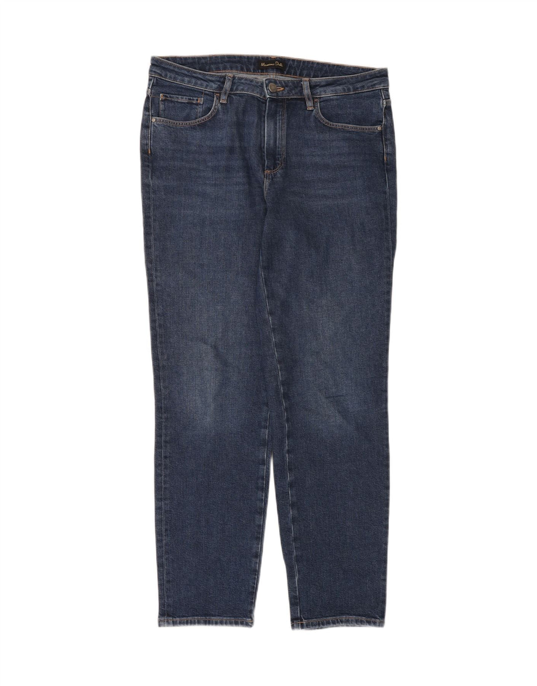Massimo Dutti Womens Slim Jeans EU 40 Medium W30 L30 Blue Cotton