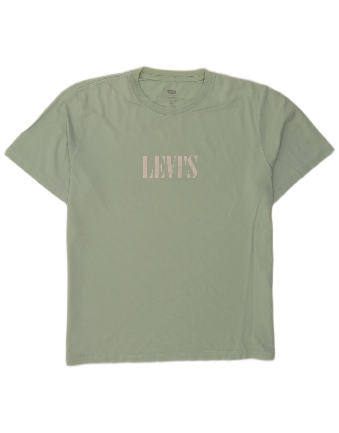 Levi's Mens Relaxed Fit Graphic T-Shirt Top Medium Green Cotton