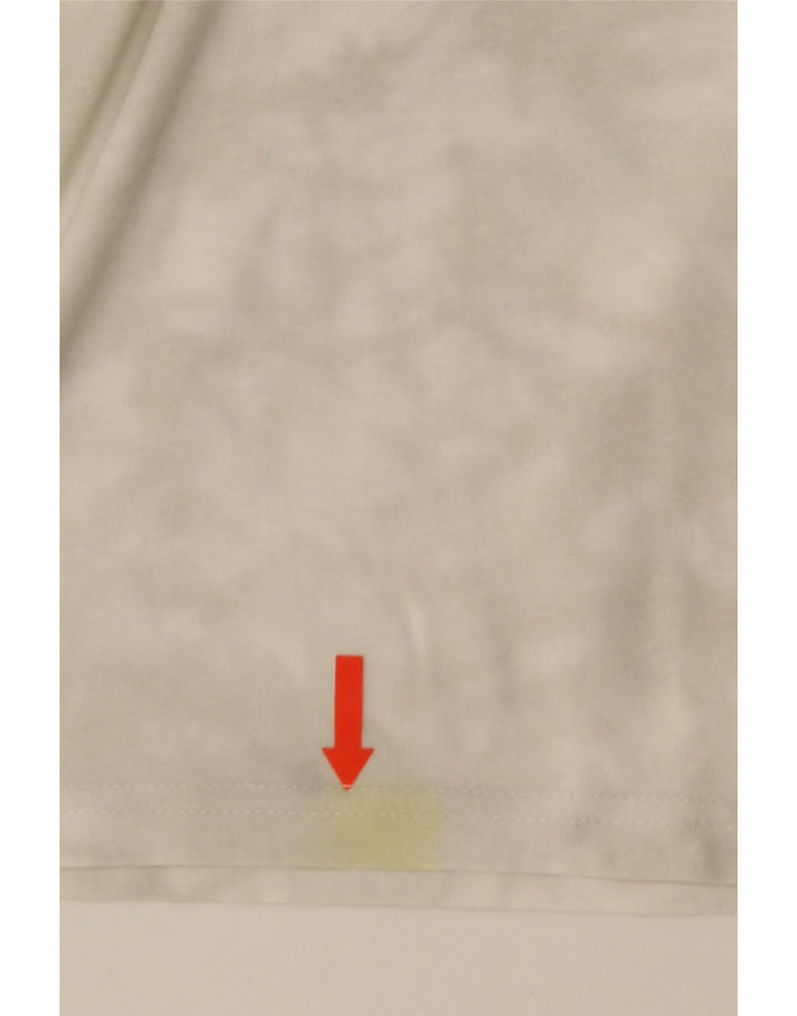 Champion Mens T-Shirt Top Large White Tie Dye Cotton