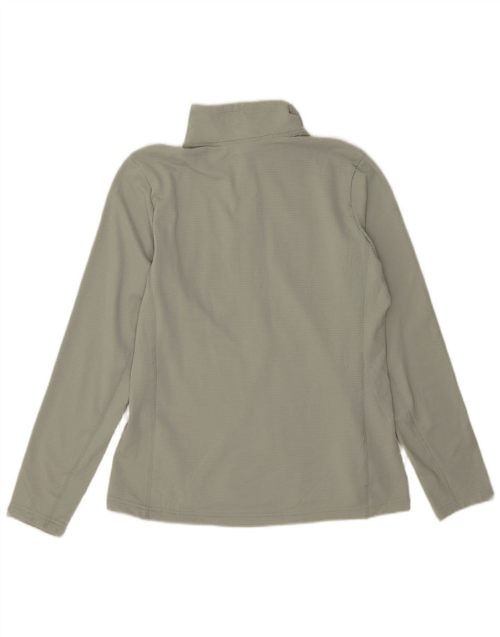 Helly Hansen Mens Zip Neck Pullover Tracksuit Top Medium Green Colourblock
