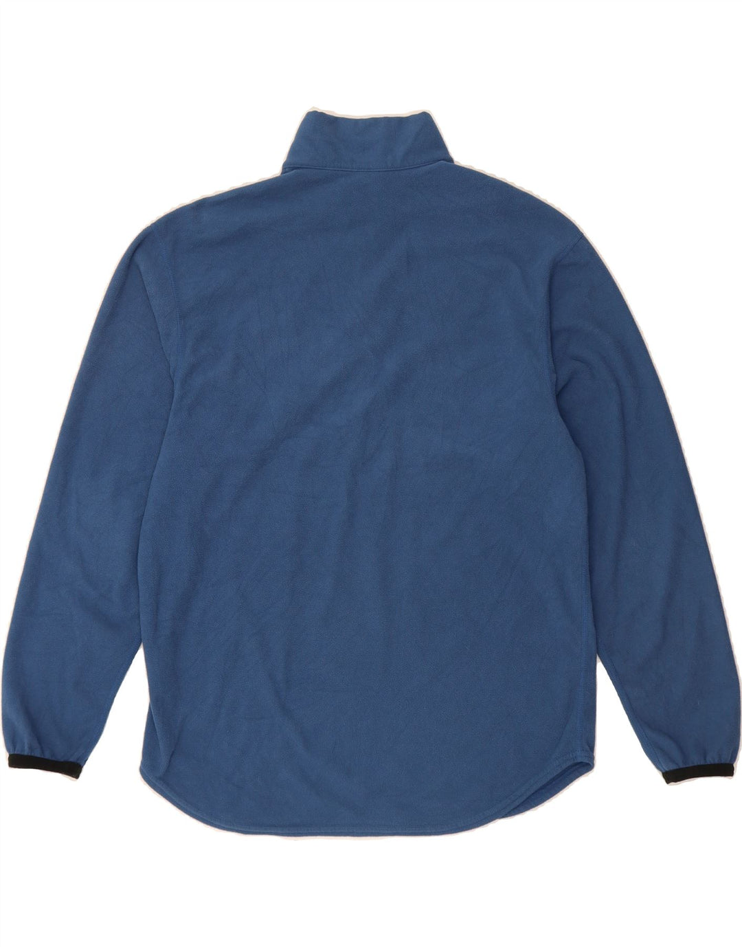 NIKE Mens Therma-Fit Zip Neck Fleece Jumper Small Blue Polyester Vintage Nike and Second-Hand Nike from Messina Hembry 