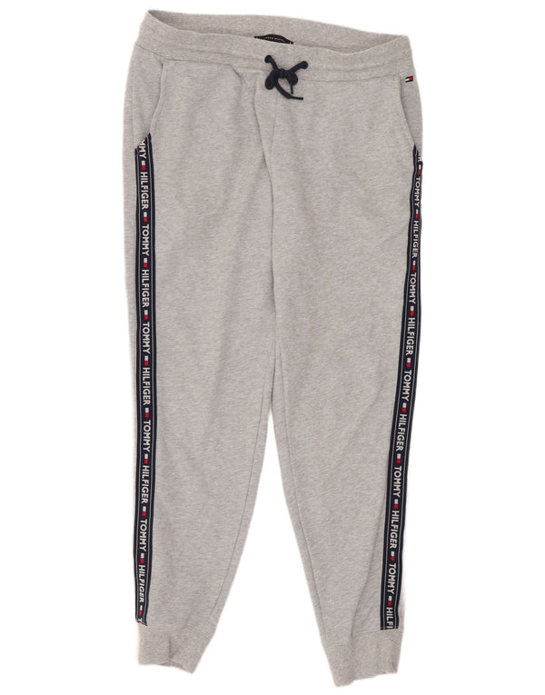 Tommy Hilfiger Pantalones De Chándal Para Hombre Joggers Large Gris Colorblock