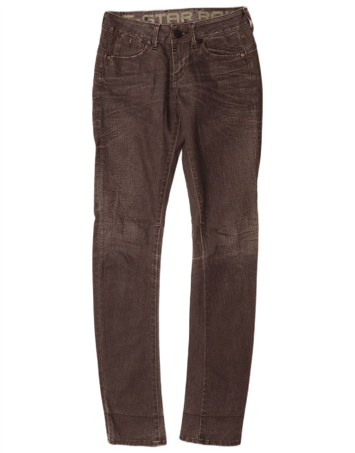 G-Star Dame Slim Jeans W28 L32 Grå Bomuld