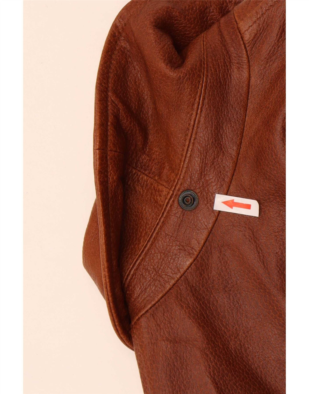 Giacca in pelle da uomo Pirbos IT 58 4XL Marrone
