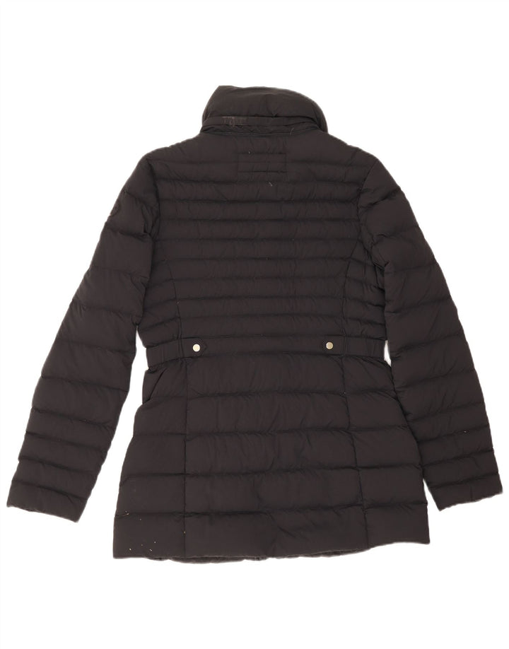 Tommy Hilfiger Damen Wattierte Jacke UK 12 Medium Navy Blue Polyamid