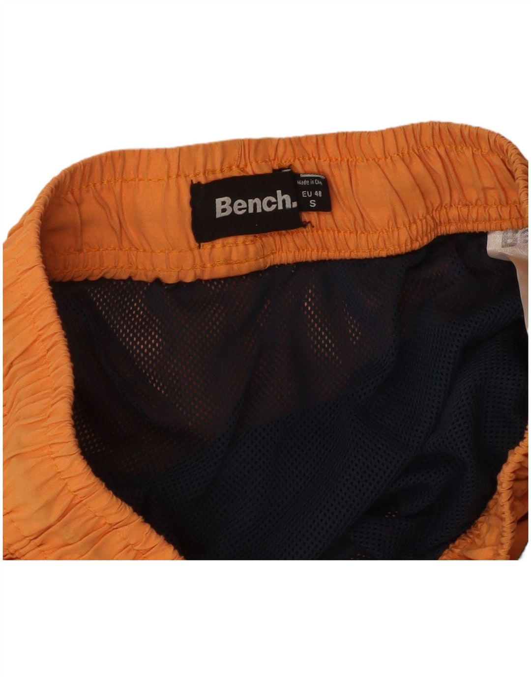 Pantaloni scurți de înot grafic pentru bărbați Bench Poliester portocaliu mic