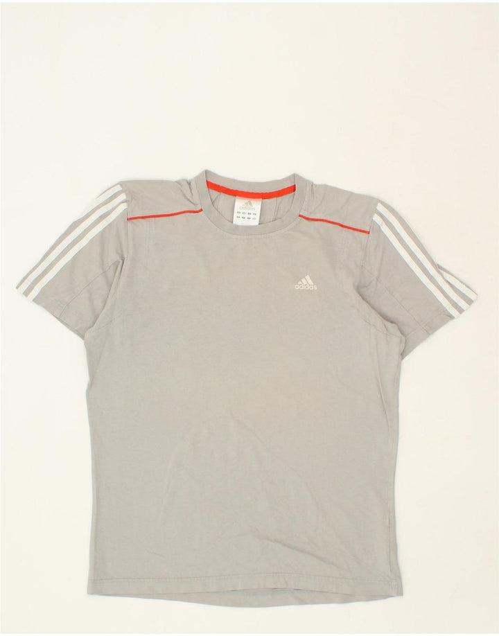 ADIDAS Mens T-Shirt Top Small Grey Cotton Vintage Adidas and Second-Hand Adidas from Messina Hembry 