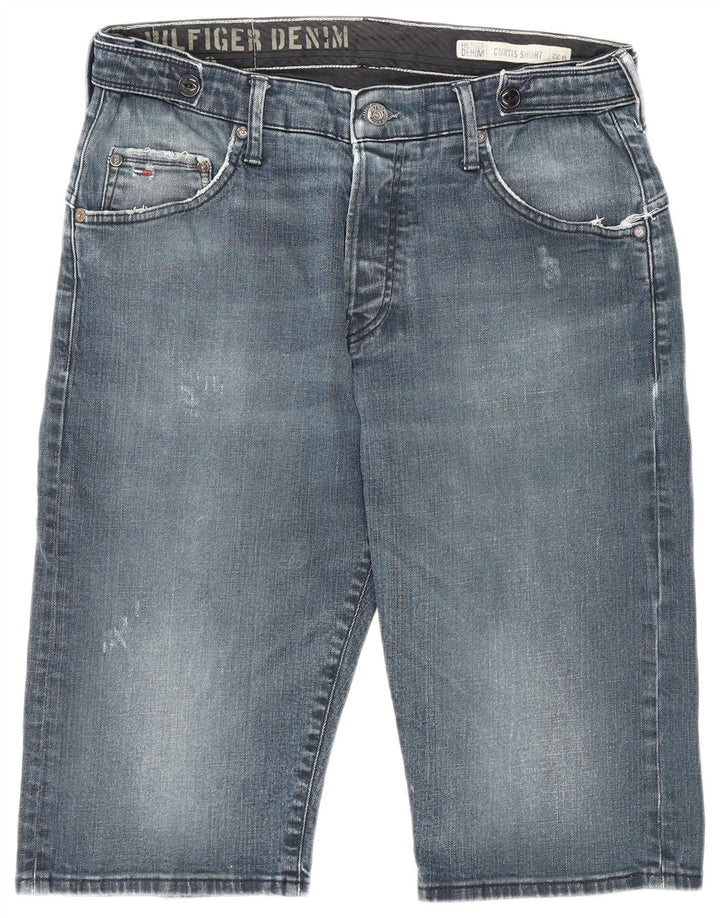 Męskie spodenki jeansowe Tommy Hilfiger Curtis Distressed W32 Medium Blue