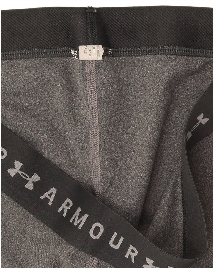 Under Armour Womens Graphic Sport Shorts UK 14 Medium Grey