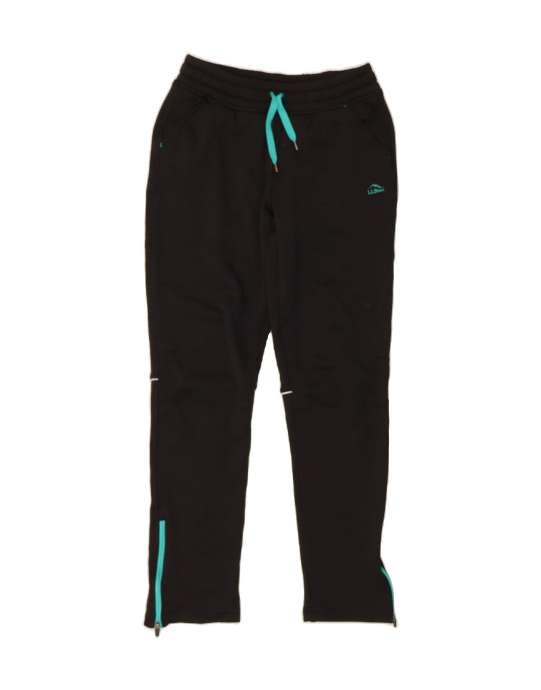 L.L.BEAN Boys Tracksuit Trousers 14-15 Years Large Black Polyester Vintage L.L.Bean and Second-Hand L.L.Bean from Messina Hembry 