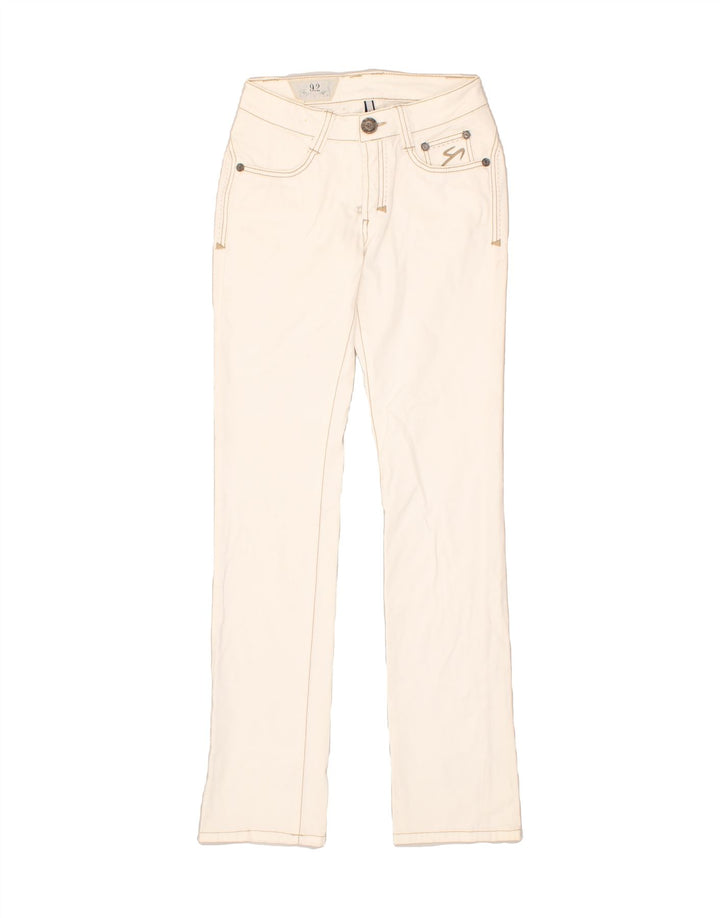 9.2 BY CARLO CHIONNA Womens Skinny Jeans W25 L33 White Cotton | Vintage 9.2 by Carlo Chionna | Thrift | Second-Hand 9.2 by Carlo Chionna | Used Clothing | Messina Hembry 