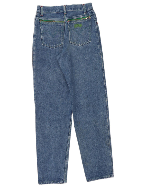 Country Womens Tapered Jeans IT 40 Small W24 L29 Blå Bomuld
