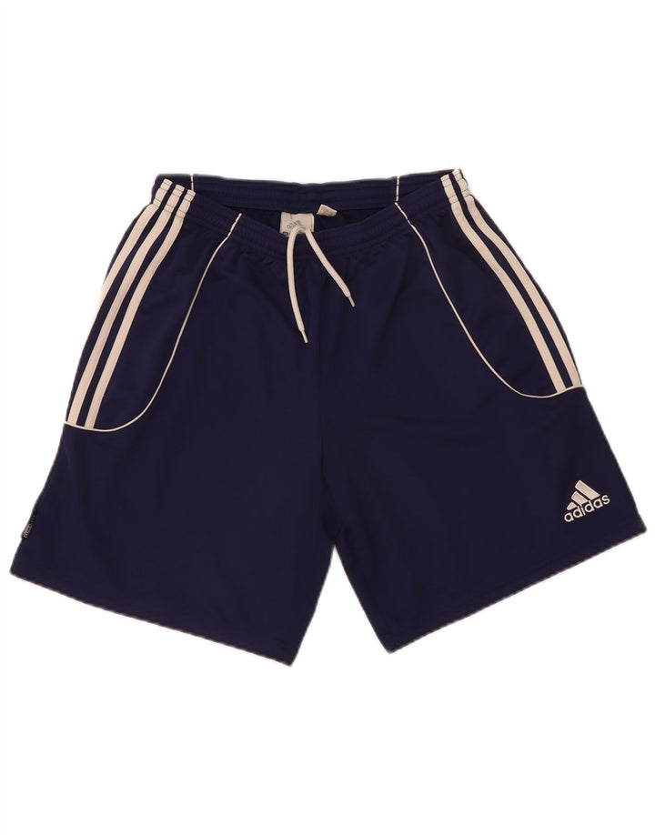 Adidas Mens Sport Shorts Medium Navy Blue Colourblock Polyester