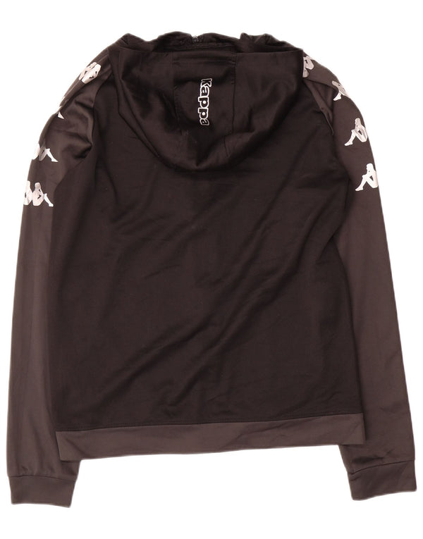 Kappa Mens Lewes Graphic Gornja jakna trenirke srednje crne boje