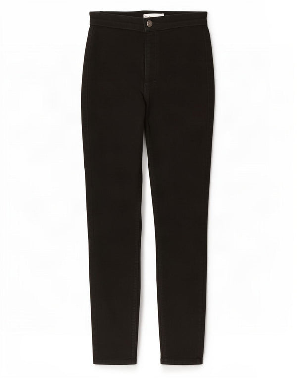 Женские джинсы скинни Topshop W30 L26, черный хлопок