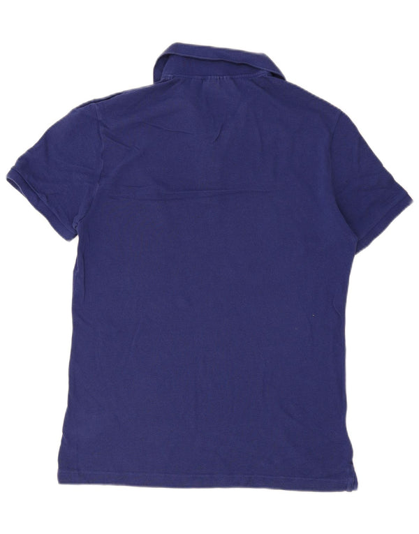 Lacoste Mens Slim Fit Polo Shirt Size 4 Medium Blue Cotton