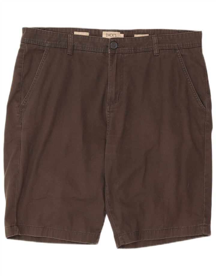 Dack's Mens Regular Fit Chino Shorts IT 54 2XL W36 Brown Cotton