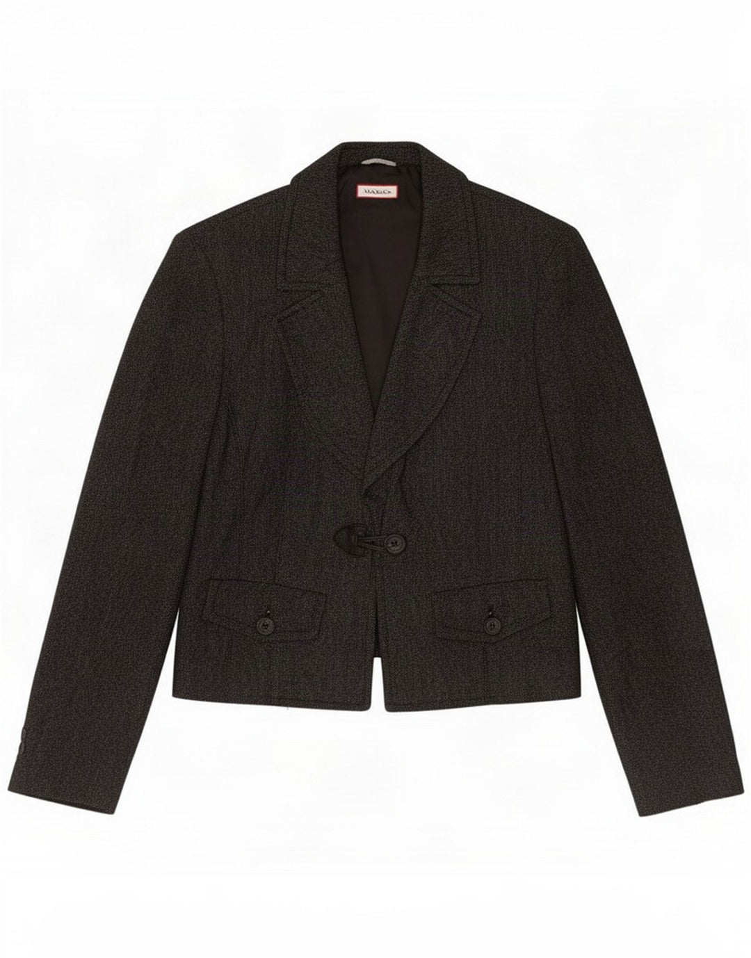 Max & Co. Womens 1 Button Blazer Jacket UK 12 Medium Grey