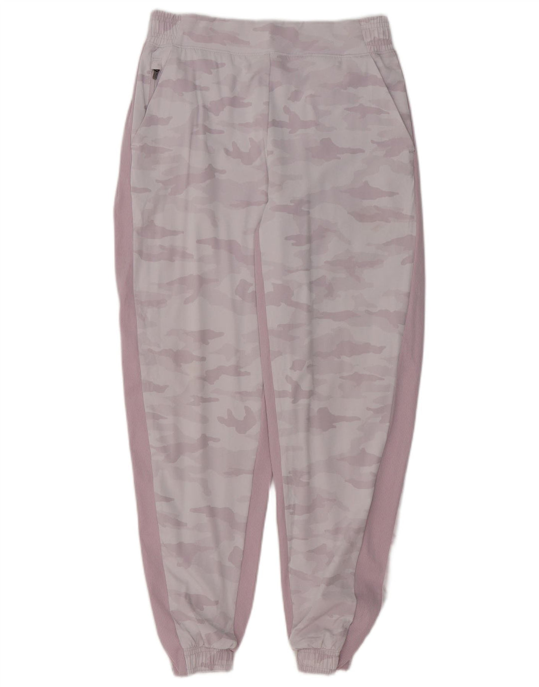 ATHLETA Womens Tracksuit Trousers Joggers US 6 Medium Grey Camouflage