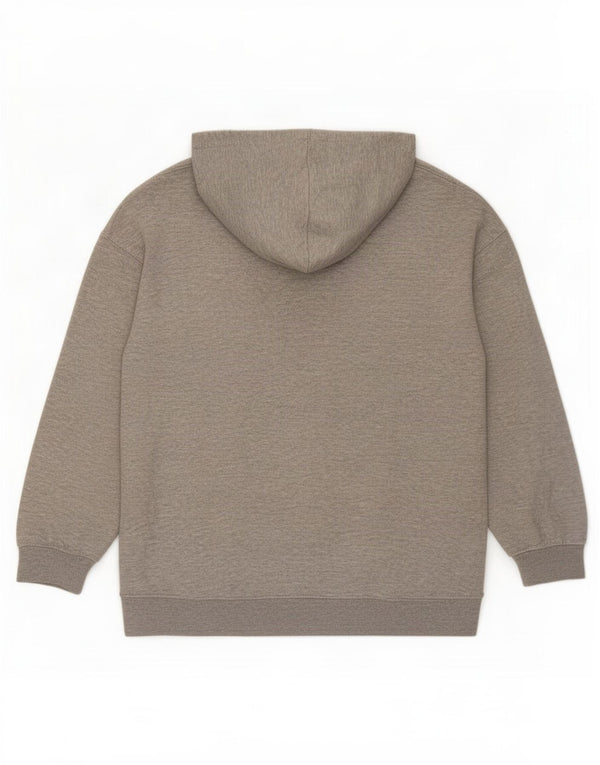 Zara Mens Hoodie Jumper Medium Grey Polyester