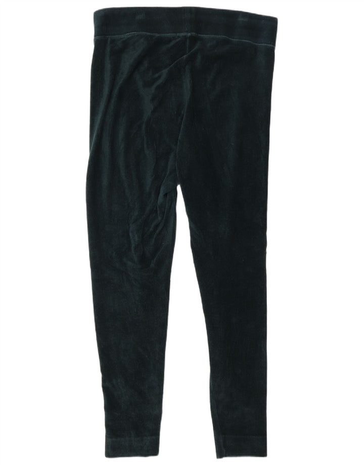 Marks & Spencer Womens Velour Leggings UK 16 Large Green