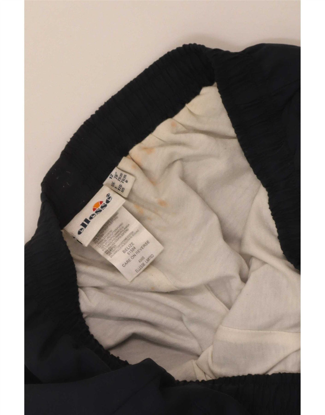 Pantaloni de trening Ellesse pentru femei UK 12 Poliester mediu bleumarin