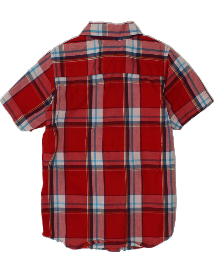 WRANGLER Boys Short Sleeve Shirt 4-5 Years Red Check Cotton Vintage Wrangler and Second-Hand Wrangler from Messina Hembry 