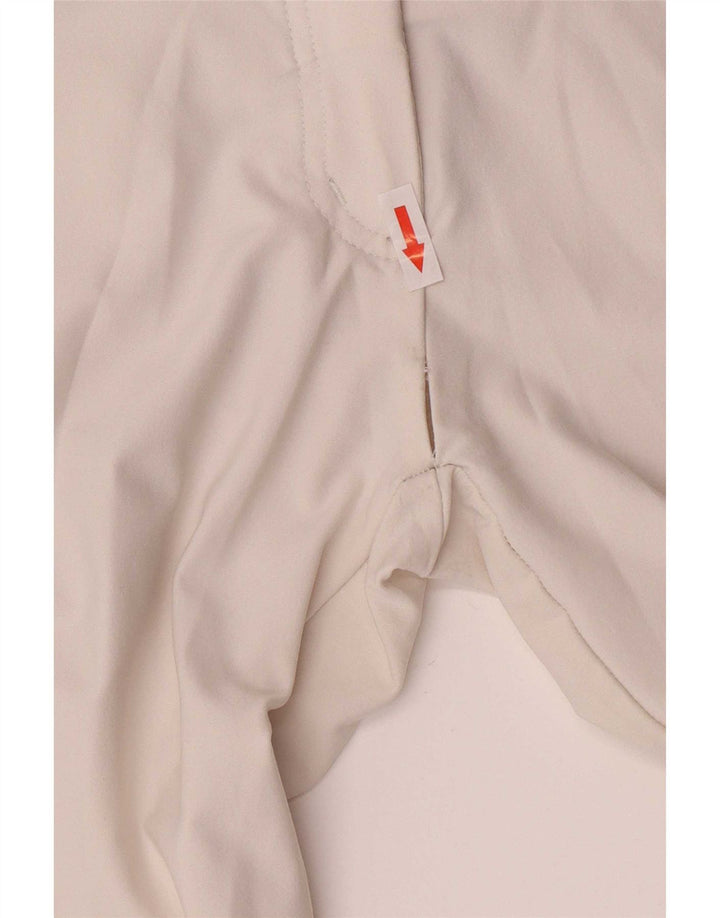 Adidas Bermuda Sport Shorts da donna UK 14 Medium White Poliestere