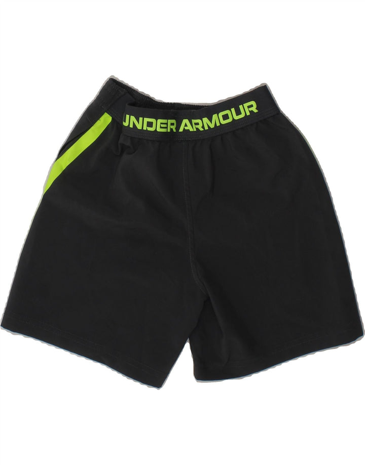 UNDER ARMOUR Boys Graphic Sport Shorts 2-3 Years  Grey Polyester Vintage Under Armour and Second-Hand Under Armour from Messina Hembry 