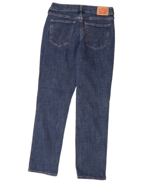 Levi's Womens Classic Straight Jeans US 4 Small W27 L30 Blue Cotton
