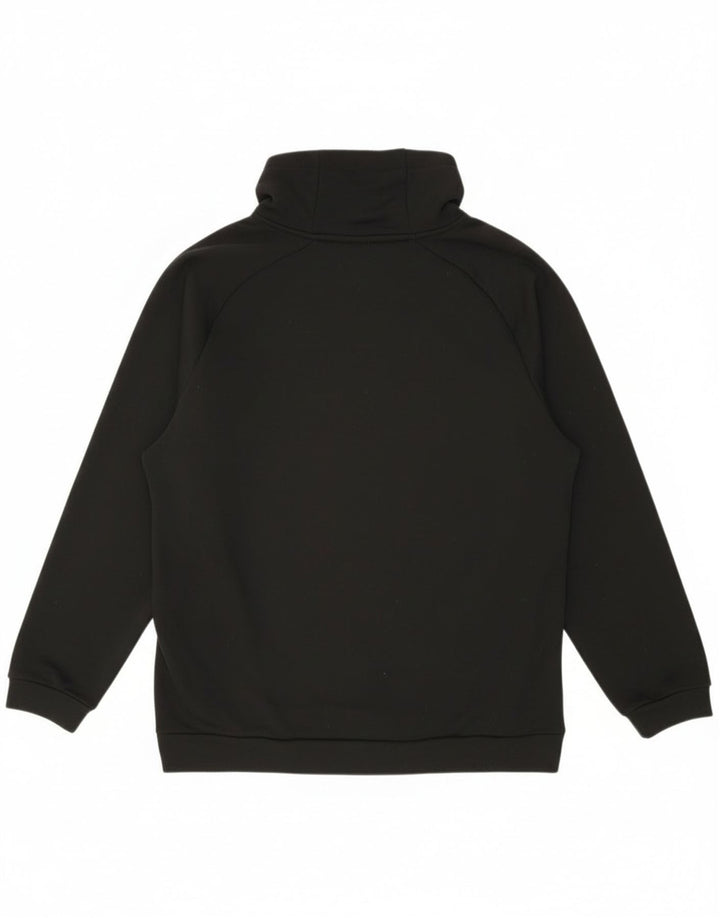 Nike Mens Dri Fit Graphic Hoodie Jumper 2XL Black Polyester