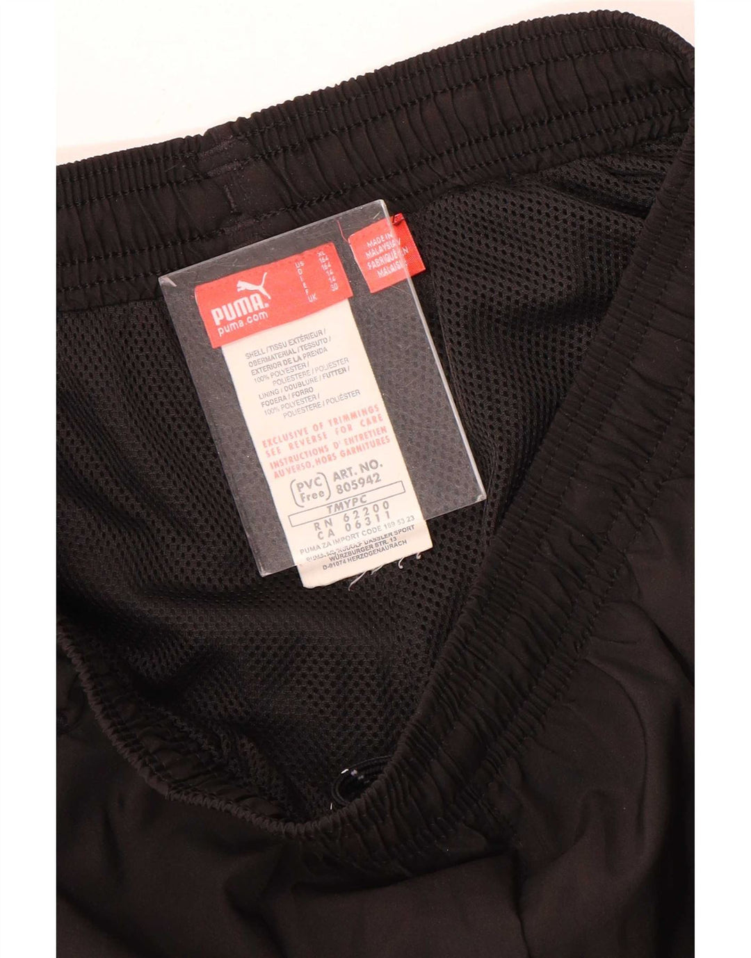 Puma Boys Graphic Tracksuit Bukser 13-14 år Sort polyester