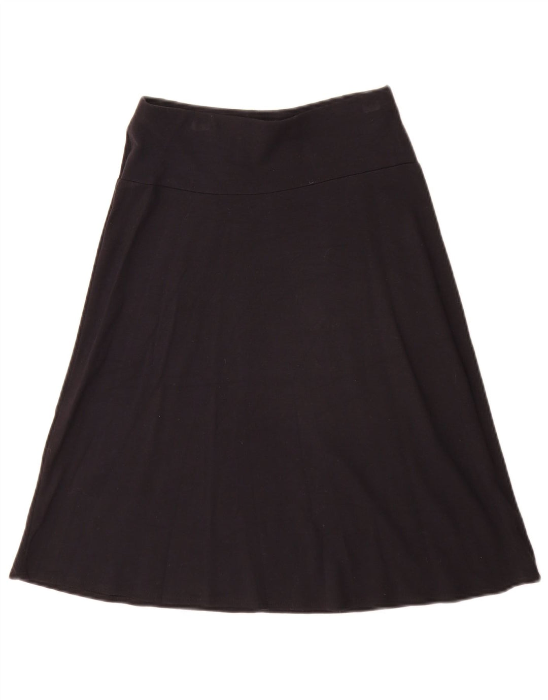 Marks & Spencer Womens A-Line Skirt UK 8 Small W26 Black Viscose