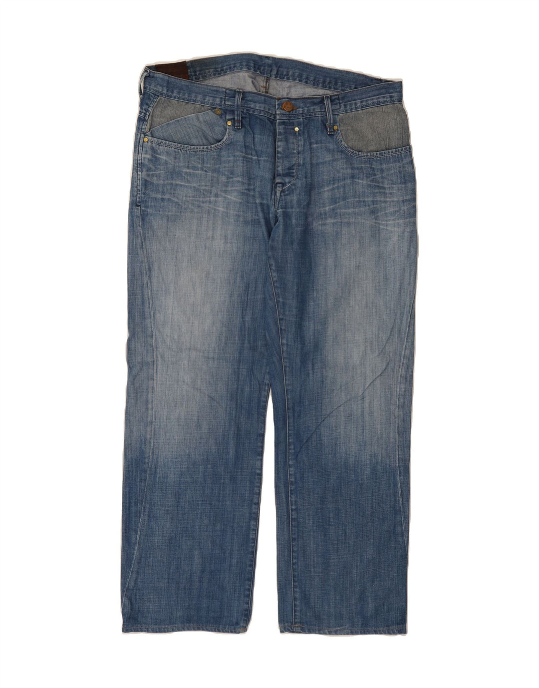LEE Mens Ross Straight Jeans  W38 L30 Blue Cotton Vintage Lee and Second-Hand Lee from Messina Hembry 