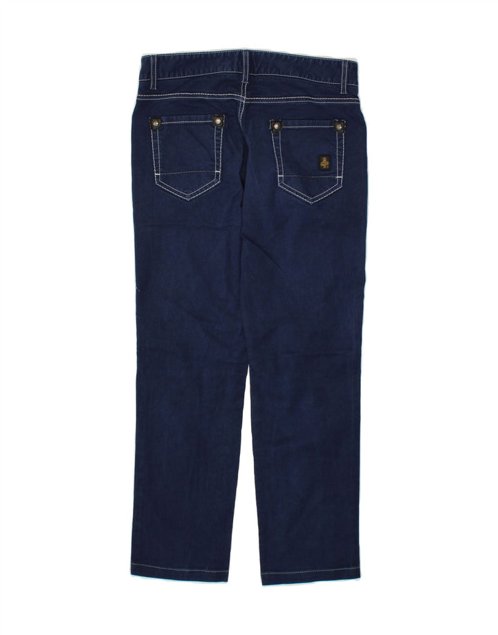REFRIGIWEAR Womens Slim Jeans W29 L26 Navy Blue Cotton Vintage Refrigiwear and Second-Hand Refrigiwear from Messina Hembry 
