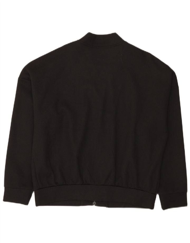 Cos Mens Bomber Jacket UK 36 Small Black Viscose