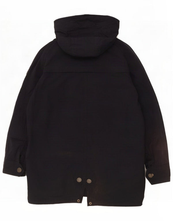 Jaqueta Parka com capuz para meninos Zara 11-12 anos Azul marinho