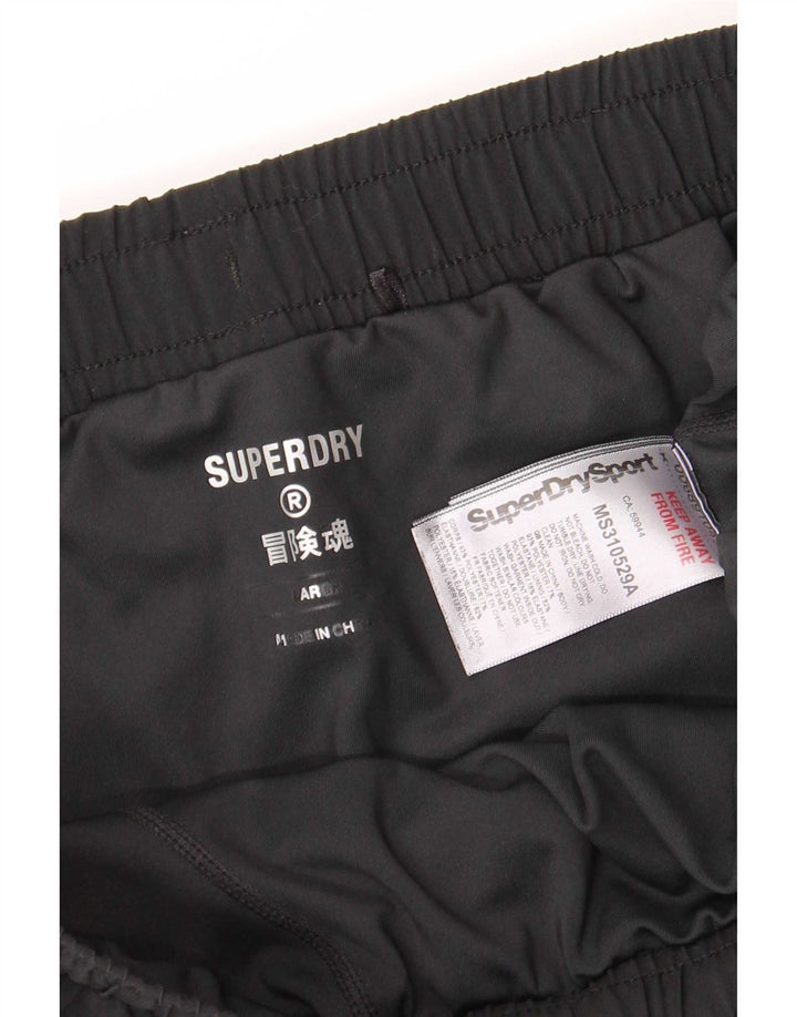 Superdry Shorts deportivos para mujer UK 46 Large Poliéster negro
