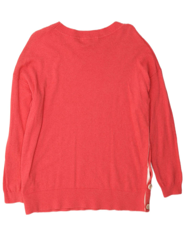 Boden Womens Boat Neck Jumper Sweater UK 14 Medium Pink Viscose