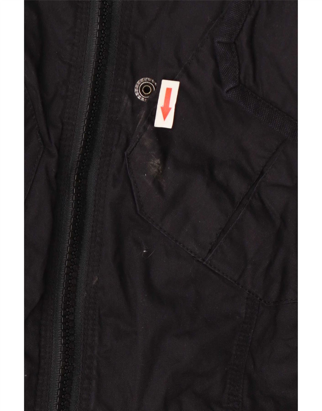 Ανδρικό Βοηθητικό Μπουφάν Superdry UK 38 Μεσαίο Μαύρο Βαμβακερό
