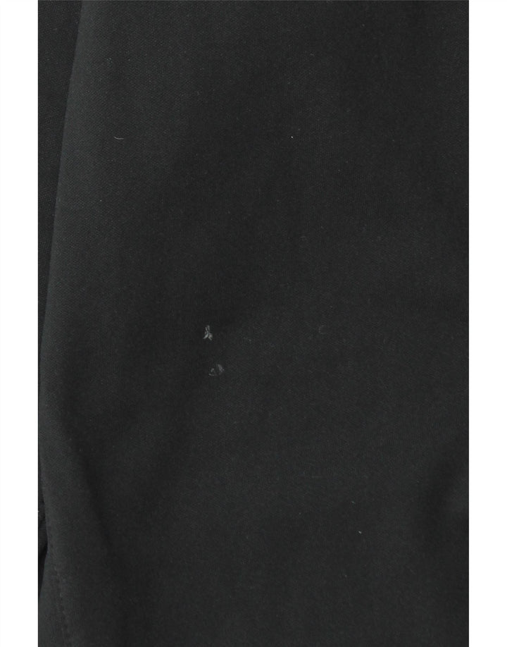 Męski dres Nike Dri Fit z zamkiem błyskawicznym na szyi, średni czarny poliester
