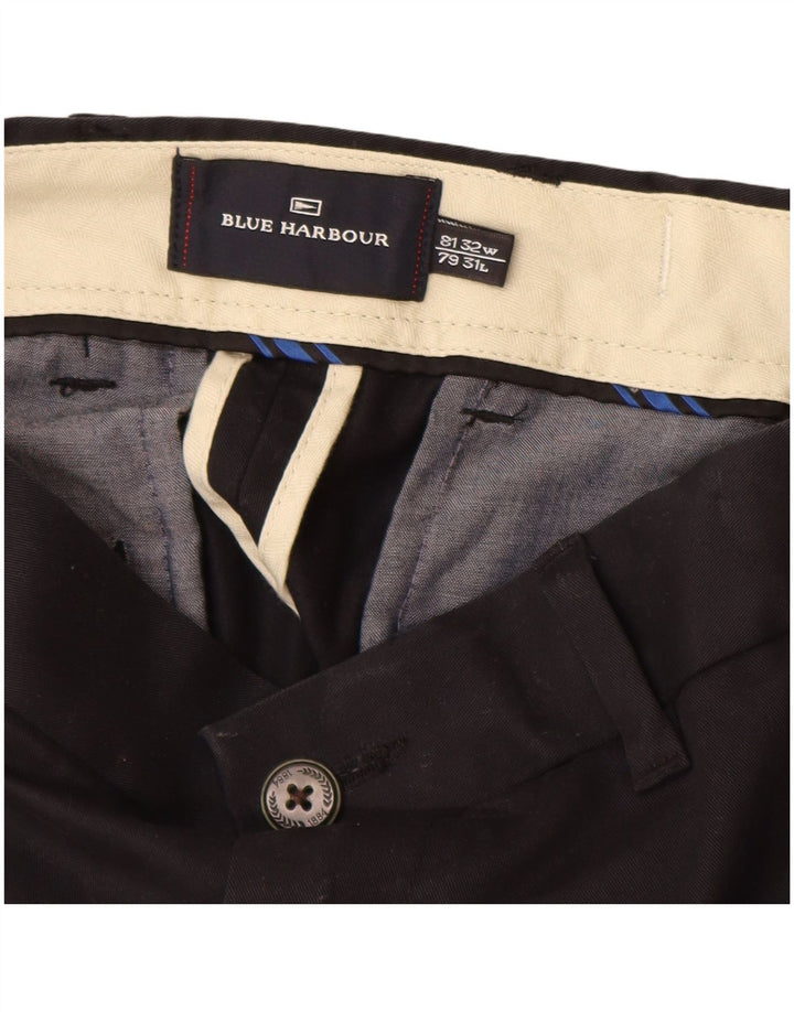 Marks & Spencer Herre Blue Harbor Chinobukser W32 L31 Marineblå