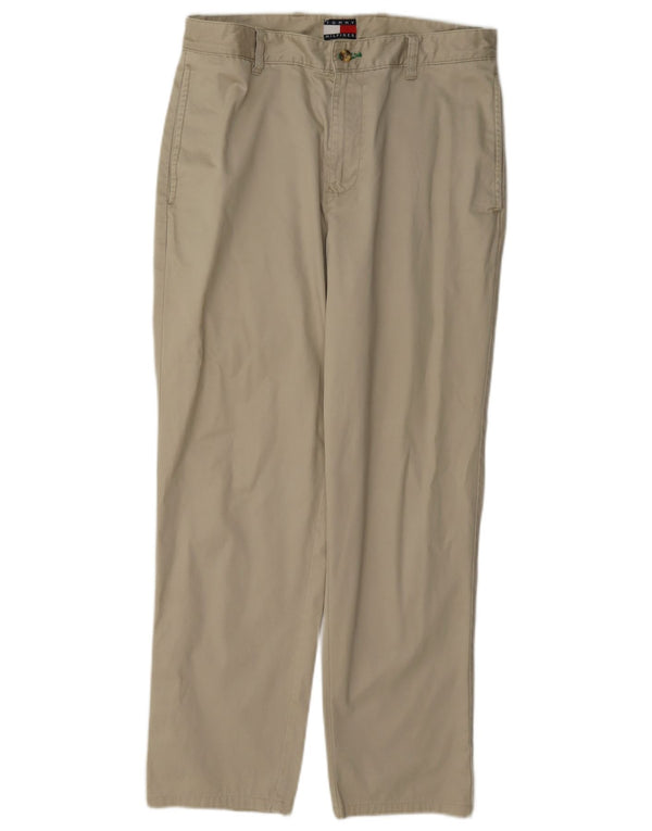 Pantaloni chino drepți pentru bărbați Tommy Hilfiger L30 L30 bumbac bej