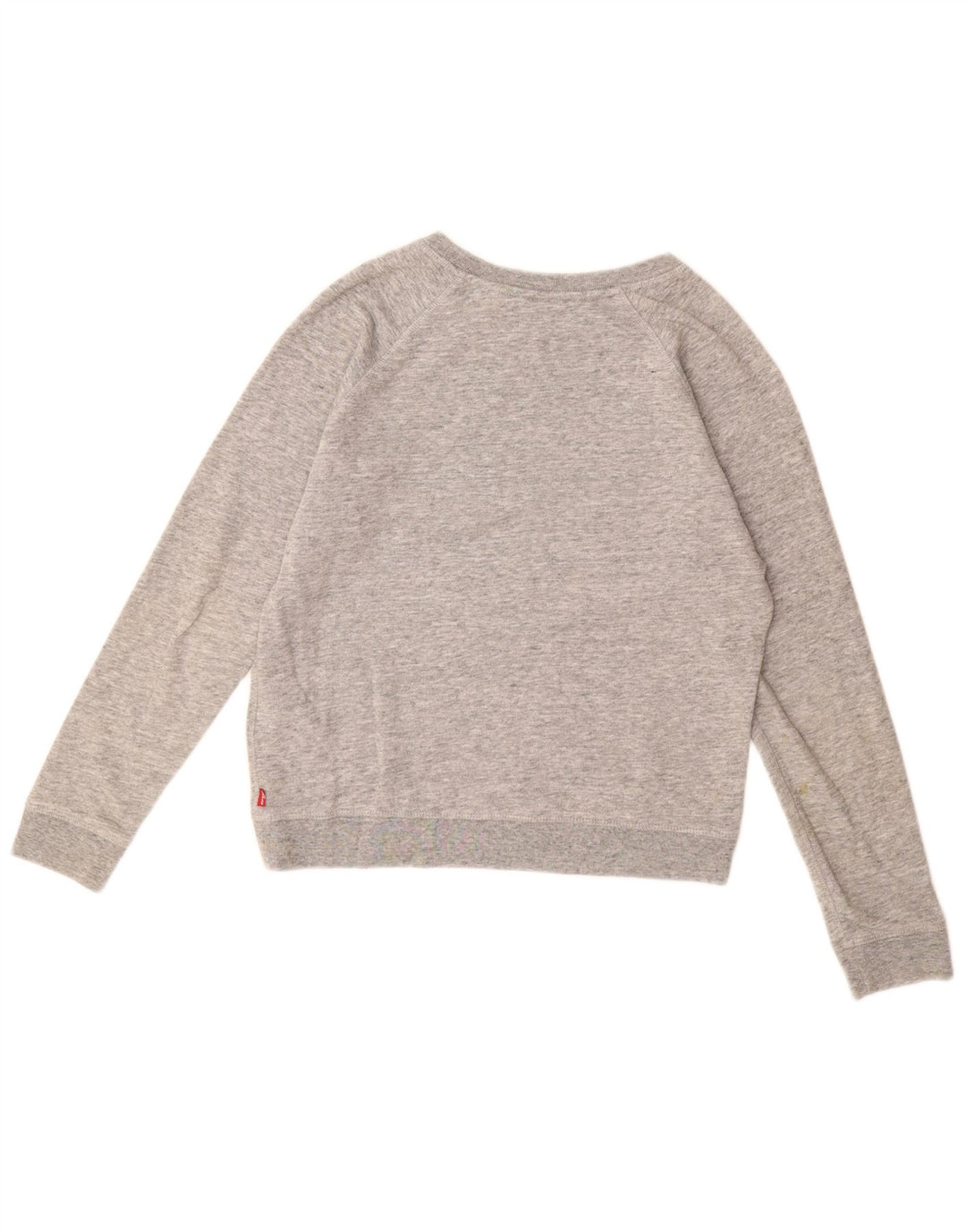 Felpa grafica da donna LEVI'S UK 12 Cotone grigio medio