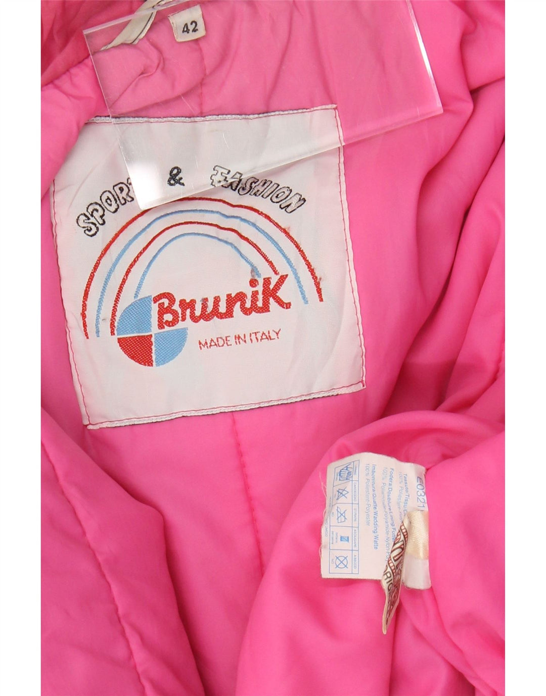 BRUNIK Veste coupe-vent surdimensionnée à capuche pour femme IT 42 Noir moyen