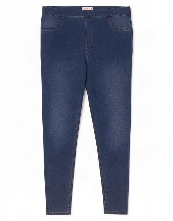 Marks & Spencer Dame Jegging Jeans UK 16 Large W34 L28 Blue Cotton