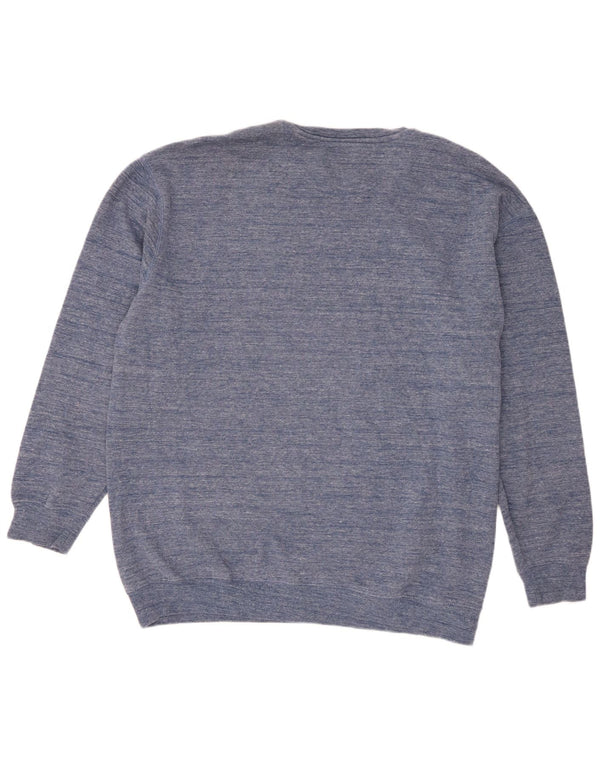 U.S. Polo Assn. Mens Sweatshirt Jumper 2XL Navy Blue Flecked Cotton