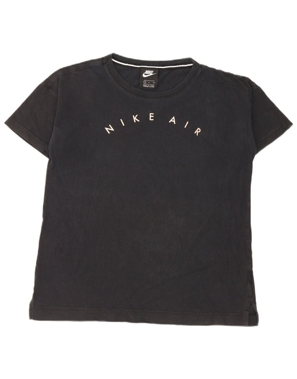 Nike Camiseta gráfica para mujer Top UK 10 Small Black