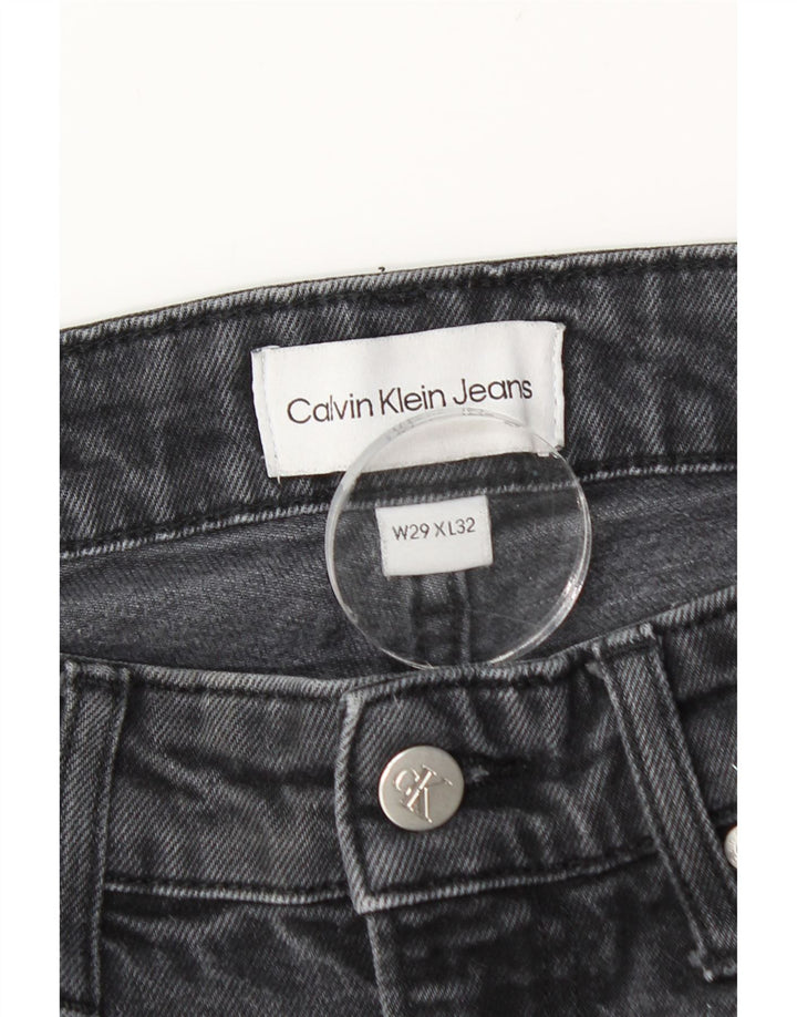 Calvin Klein Jean slim effet vieilli W29 L32 pour homme en coton noir