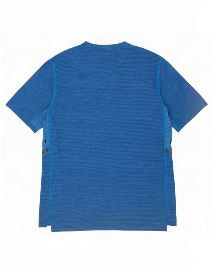 Ανδρικό T-Shirt New Balance Top Medium Blue Polyester